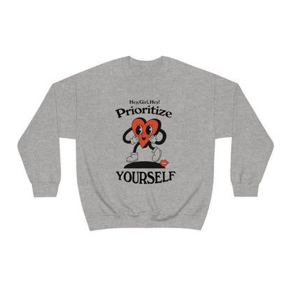 Prioritize Yourself Crewneck Sweater