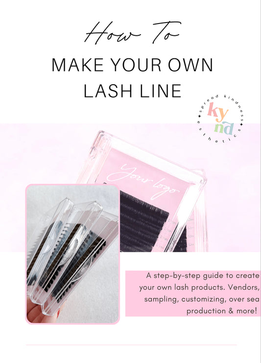 Make Your Own Lash Line E-Book